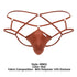 CandyMan 99831 Cage Jockstrap Color Red